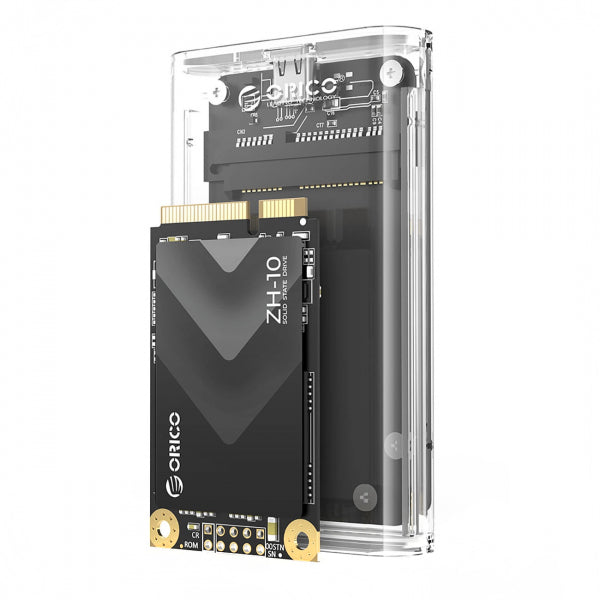 Orico SSD Enclosure TC10-MS for mSATA, Transparent