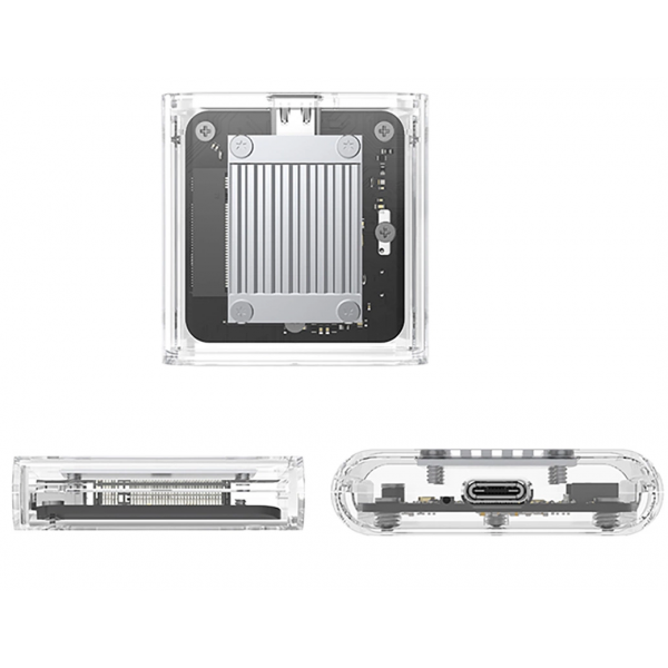 Orico SSD Enclosure TC20-M2-10G for M.2 NVMe 2230, Transparent