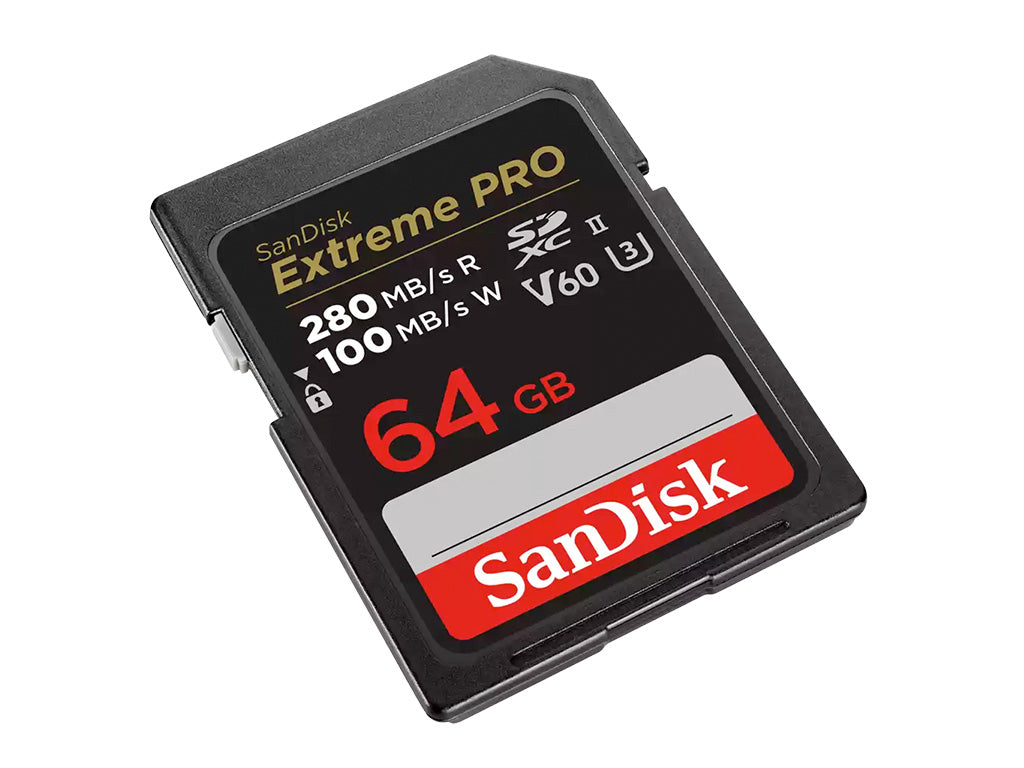 ∆SanDisk SD Extreme Pro 64GB UHS-II 280MB/s V60