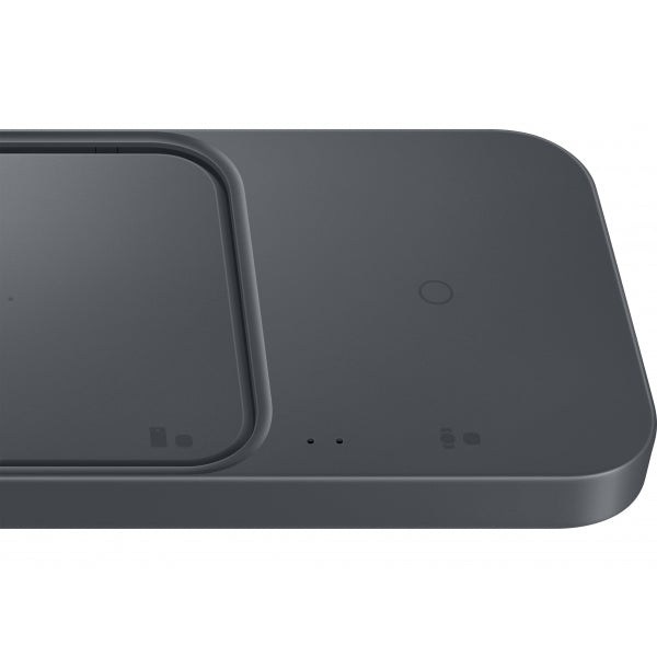 Samsung Wireless Charger Duo, 15W, 1.67A, with Wall Charger and USB-C Cable, Black EP-P5400TBEGEU