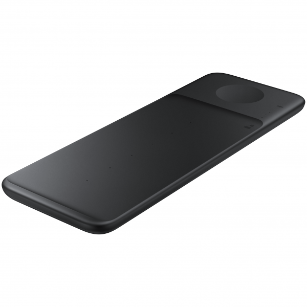 Samsung Wireless Charger Trio, 9W, 1A, with Wall Charger and USB-C Cable, Black EP-P6300TBEGEU
