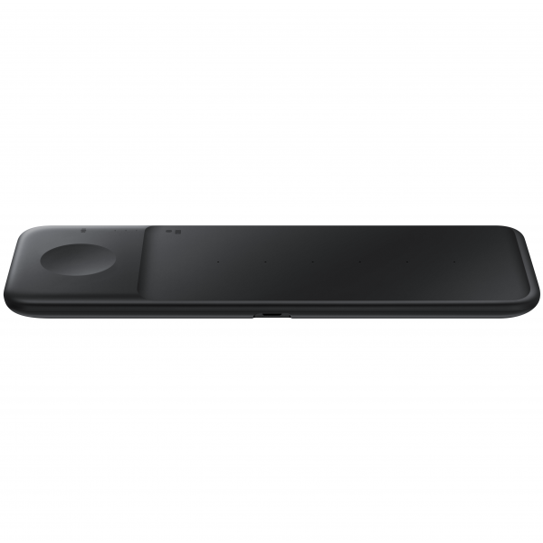 Samsung Wireless Charger Trio, 9W, 1A, with Wall Charger and USB-C Cable, Black EP-P6300TBEGEU