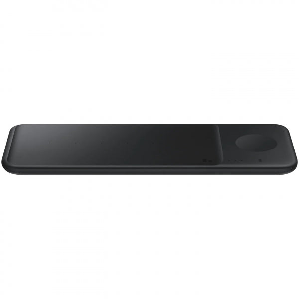 Samsung Wireless Charger Trio, 9W, 1A, with Wall Charger and USB-C Cable, Black EP-P6300TBEGEU