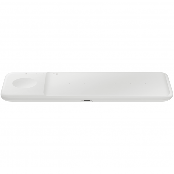 Samsung Wireless Charger Trio, 9W, 1A, with Wall Charger and USB-C Cable, White EP-P6300TWEGEU