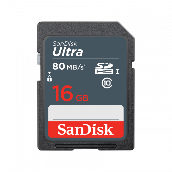 SanDisk SDHC Memory Card Ultra, 16Gb, Class 10 SDSDUNS-016G-GN3IN