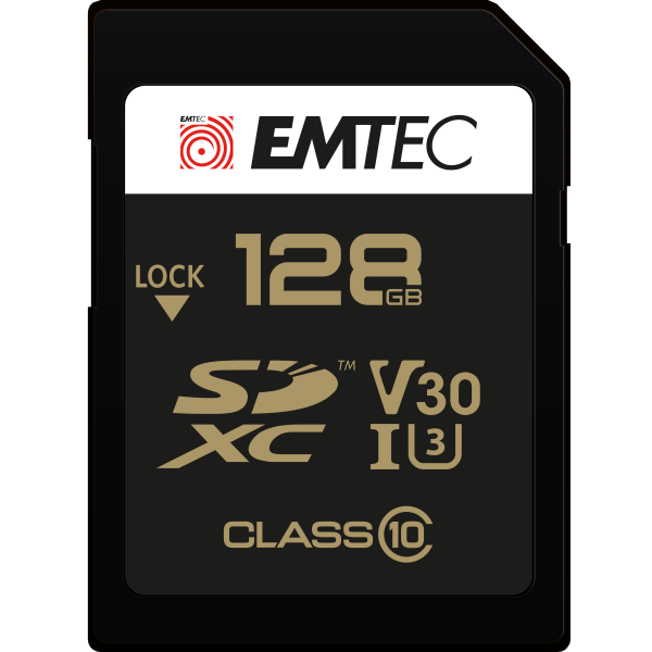 Emtec SDXC Memory Card SpeedIn Pro, 128Gb, Class 10 / UHS-1 U3 ECMSD128GXC10SP