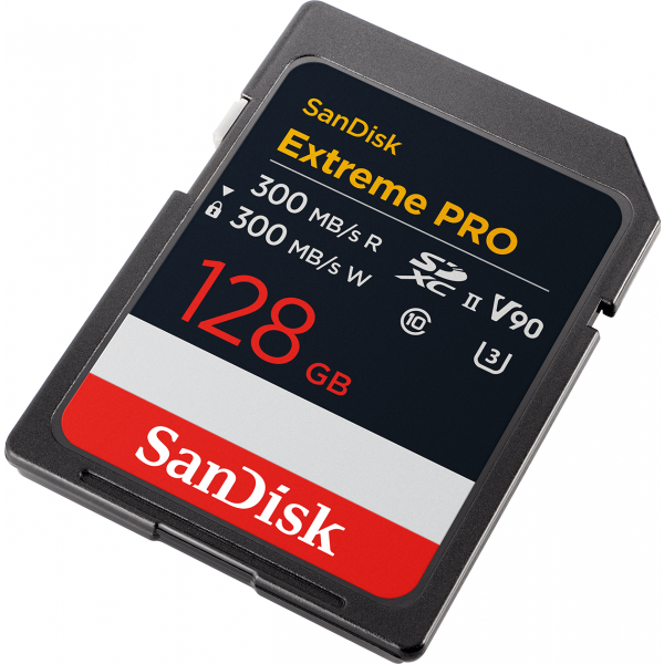 SanDisk SDXC Memory Card Extreme Pro, 128Gb, Class 10 / UHS-2 U3 SDSDXDM-128G-GN4IN