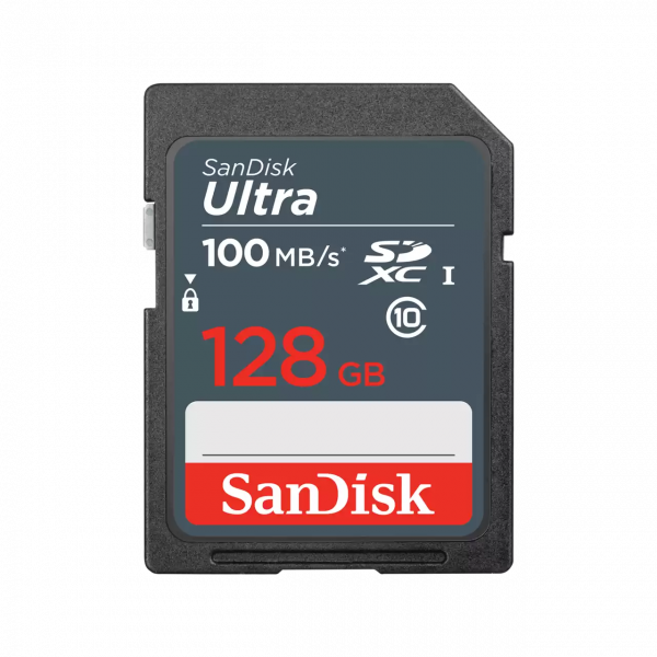 SanDisk SDXC Memory Card Ultra, 128Gb, Class 10 SDSDUNR-128G-GN3IN