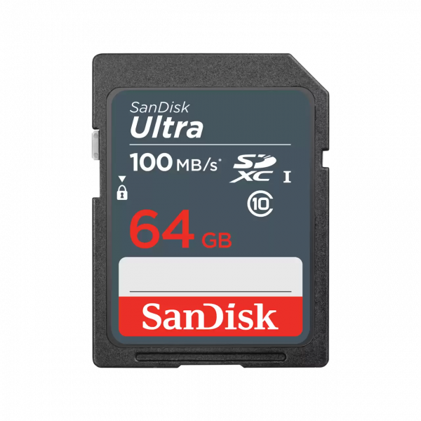 SanDisk SDXC Memory Card Ultra, 64Gb, Class 10 SDSDUNR-064G-GN3IN