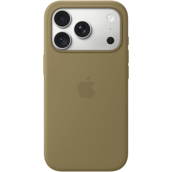 Apple Silicone Case with MagSafe for Apple iPhone 18 Pro, Olive MK8V4ZM/A