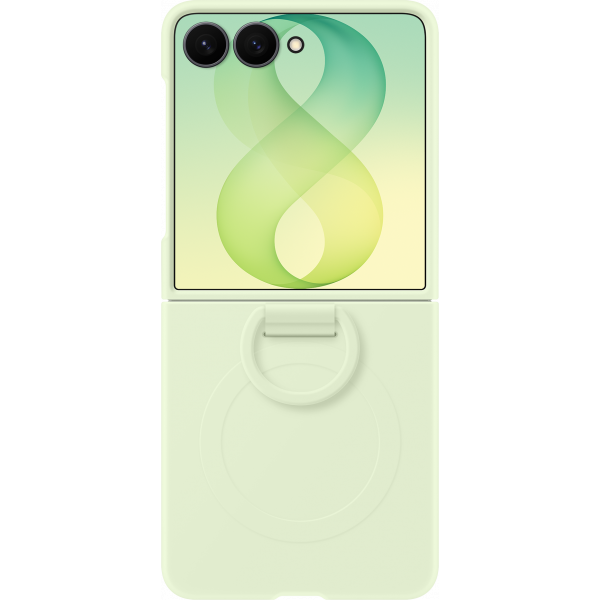 Samsung Silicone Ring Magnet Case for Samsung Galaxy Z Flip8 F776, Green EF-EF776CGEGWW