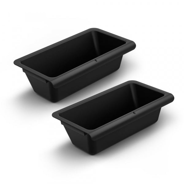 Spigen Car Organizer TO222J for Tesla Y Juniper Under Seat, 2-Pack, Black