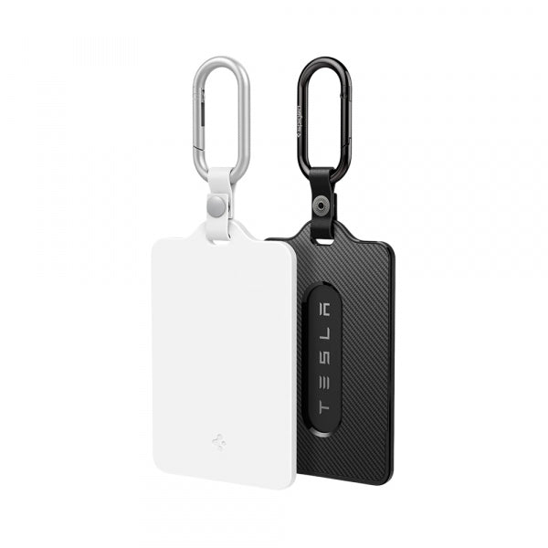 Spigen Holder for Tesla Key Card, 2-Pack, White Black ACP11405