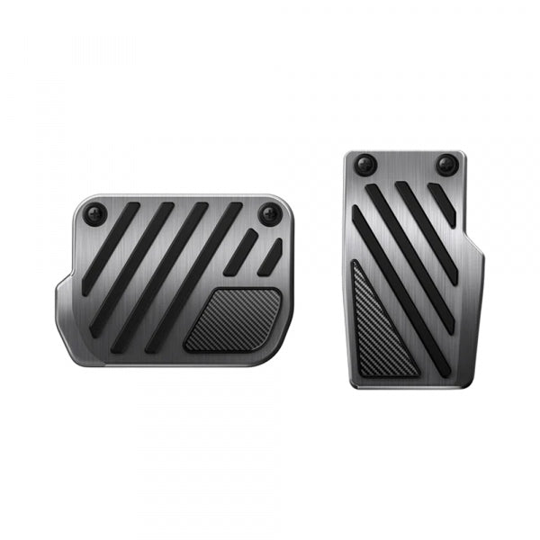 Spigen Pedal Covers Line Design TO200P for Tesla 3 / Y, Silver ACP11627