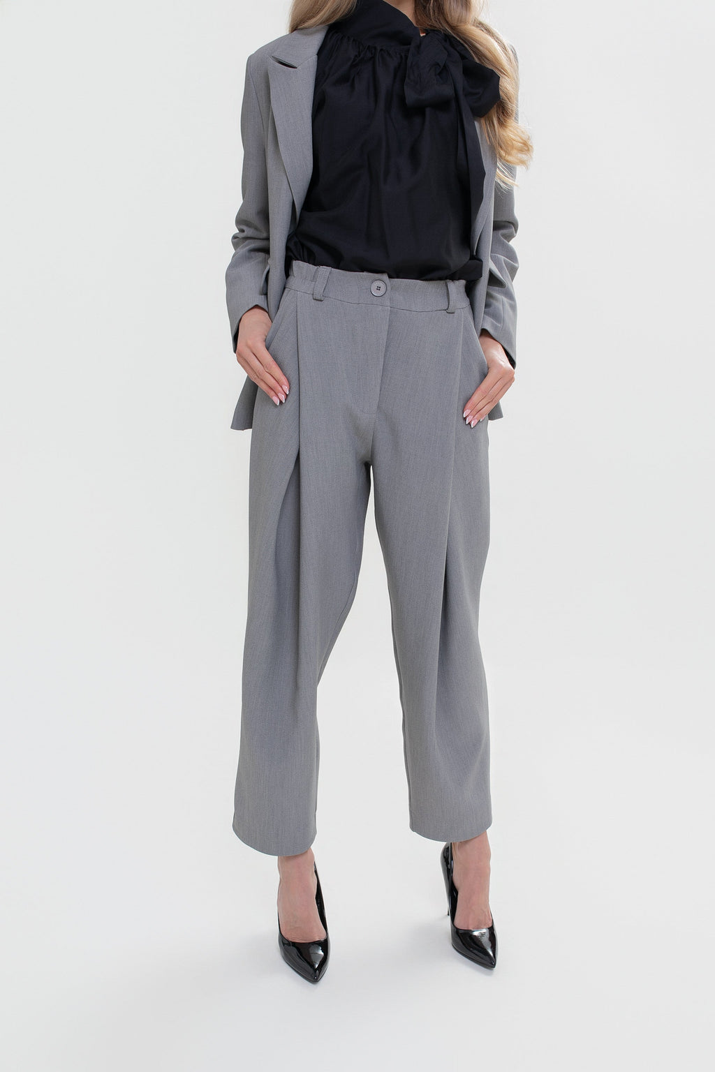 Pantalon pour femme à double pli