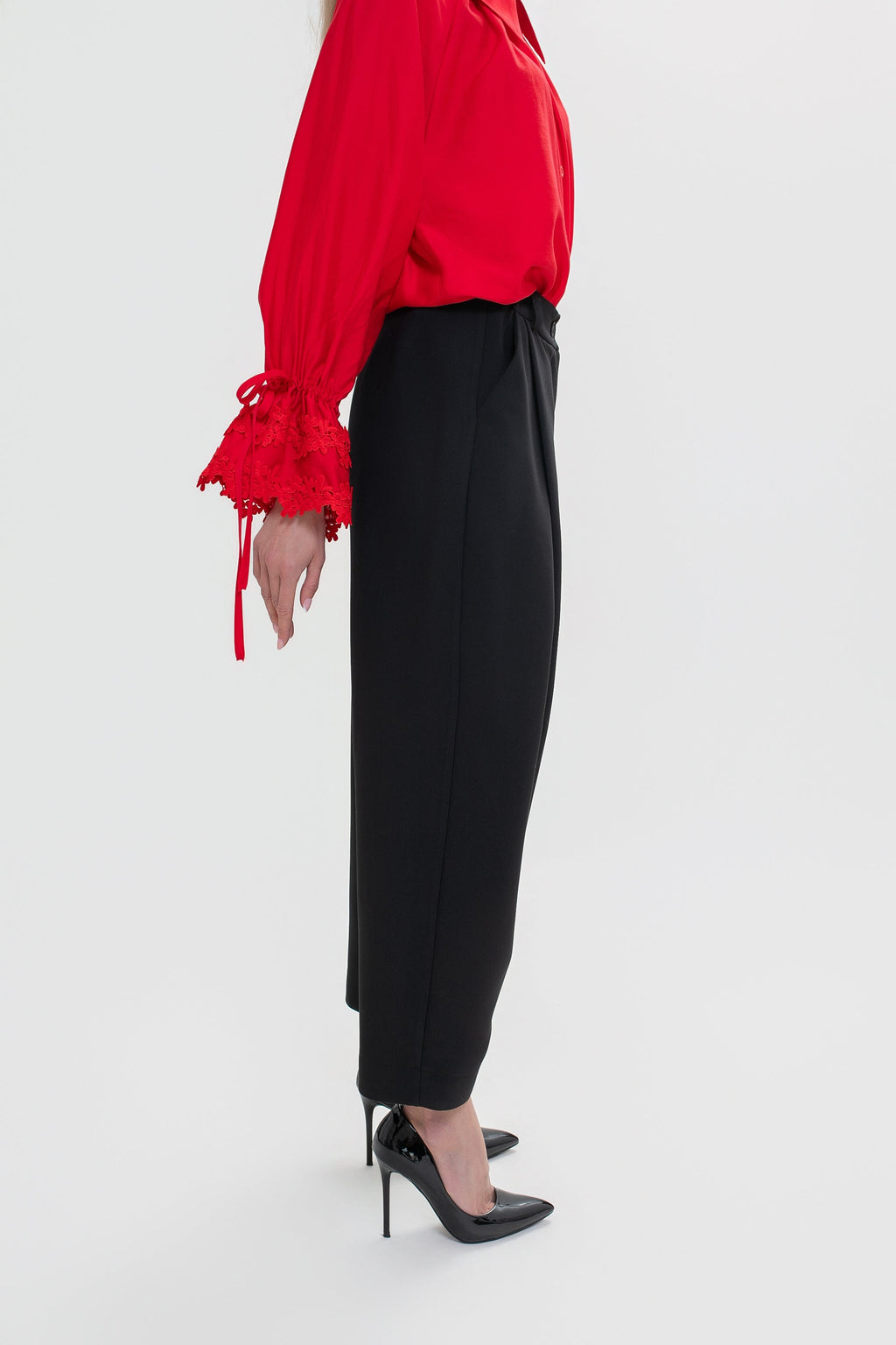 Pantalon pour femme à double pli