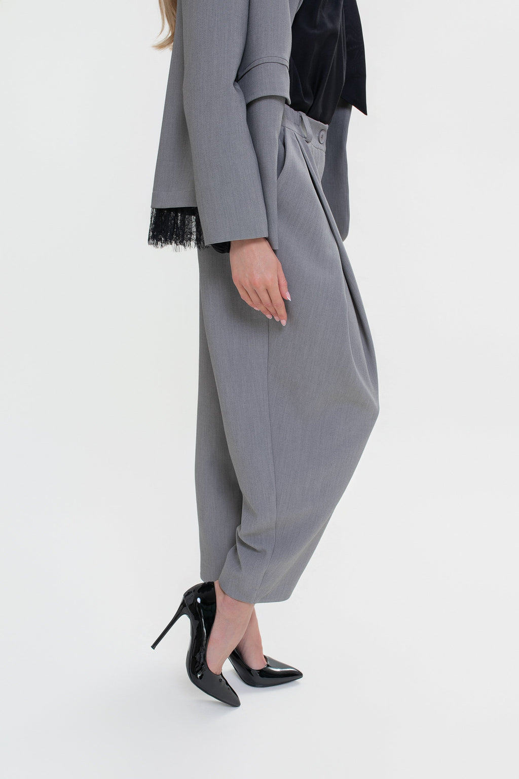 Pantalon pour femme à double pli