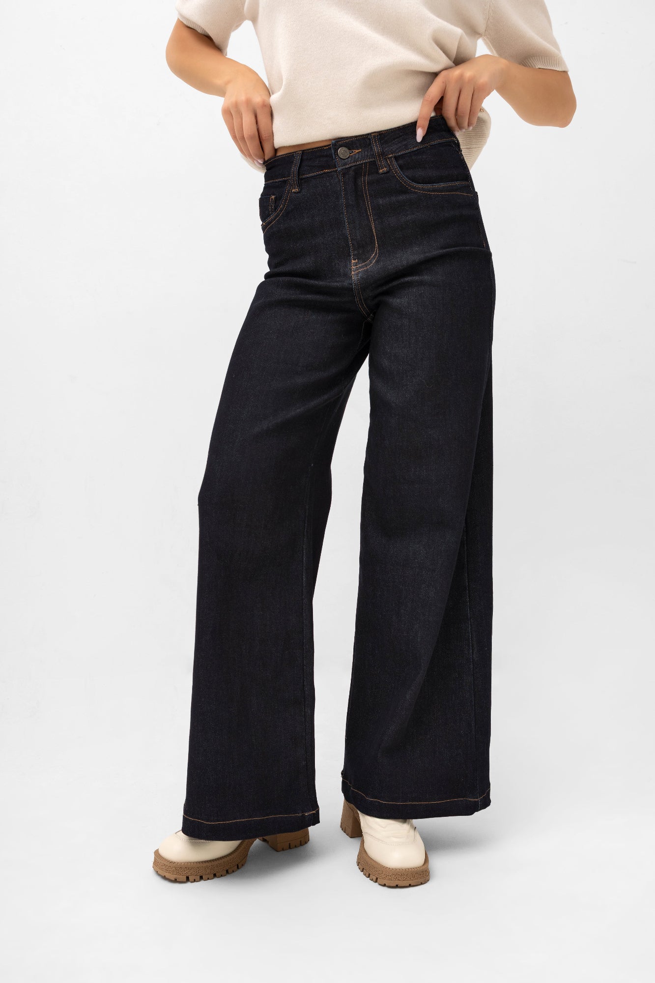 Pantalon de jean « Wide Leg » - Bastet by Agnieszka Włodarczyk