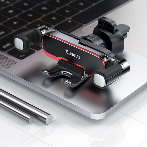 Baseus Car Holder Mr Hui Gravity Series, 4.7inch - 6.5inch, Silver SUYL-HU0S
