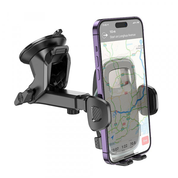Hoco Car Holder Fair H15, 4.5inch - 7inch, Black