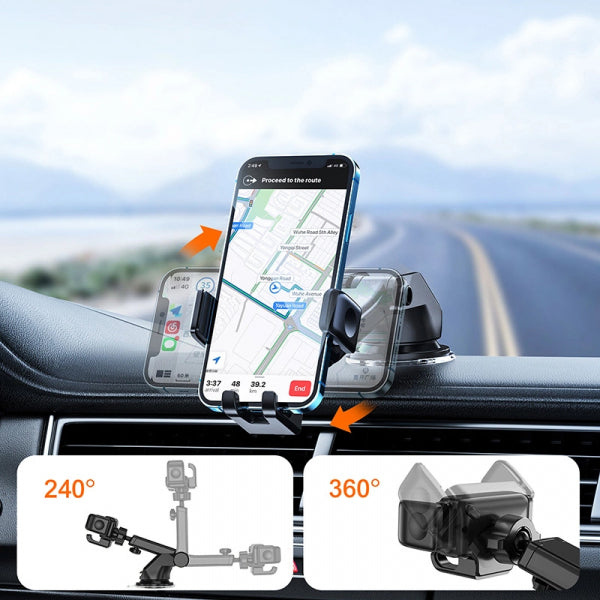 Joyroom Car Holder JR-ZS283DW, 4.7inch - 6.7inch, Black