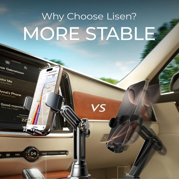 Lisen Car Holder 4.7inch - 7inch, Black YL0223070048