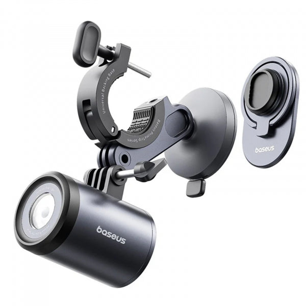 Baseus Bike Holder with LED Light PrimeTrip, Universal, Black C12569000121-00