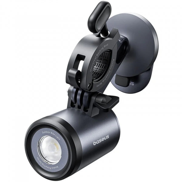 Baseus Bike Holder with LED Light PrimeTrip, Universal, Black C12569000121-00