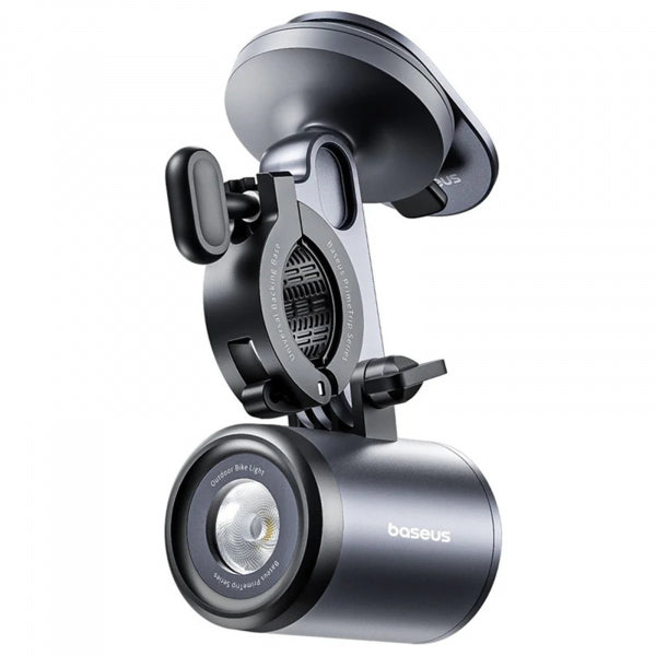 Baseus Bike Holder with LED Light PrimeTrip, Universal, Black C12569000121-00