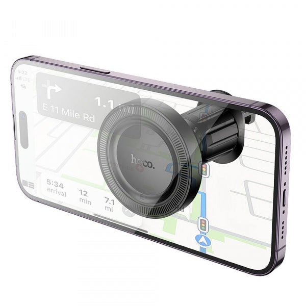 Hoco Magnetic Car Holder H56, Universal, Black