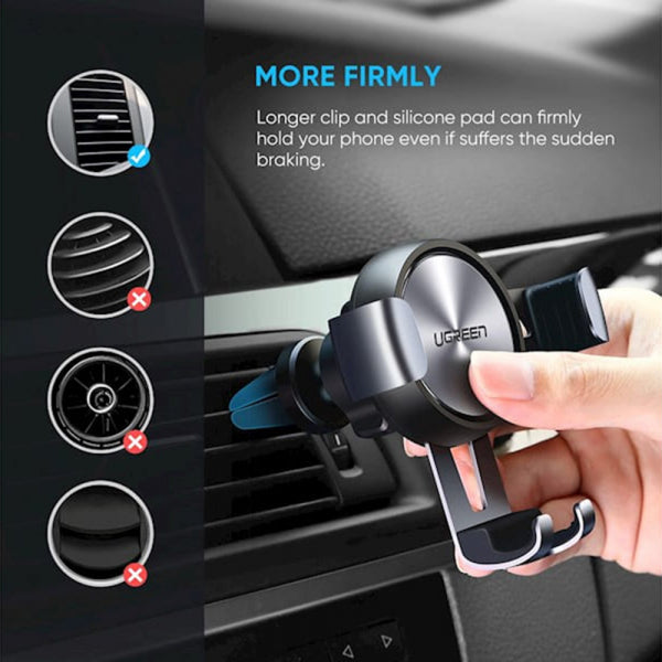 Ugreen Car Holder LP130 (50564), Universal, Grey
