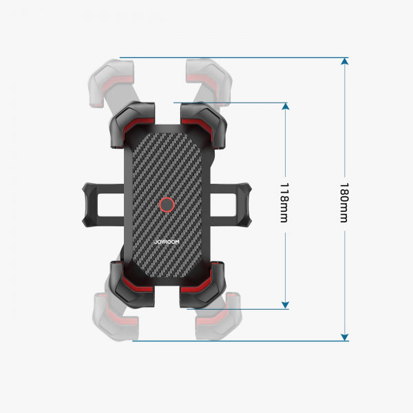 Joyroom Bike Holder JR-ZS288-m, 4.7inch - 7inch, Black