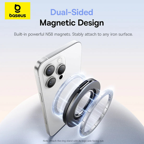 Baseus Magnetic Metal Ring MagPro 3, Universal, Black Z0004800