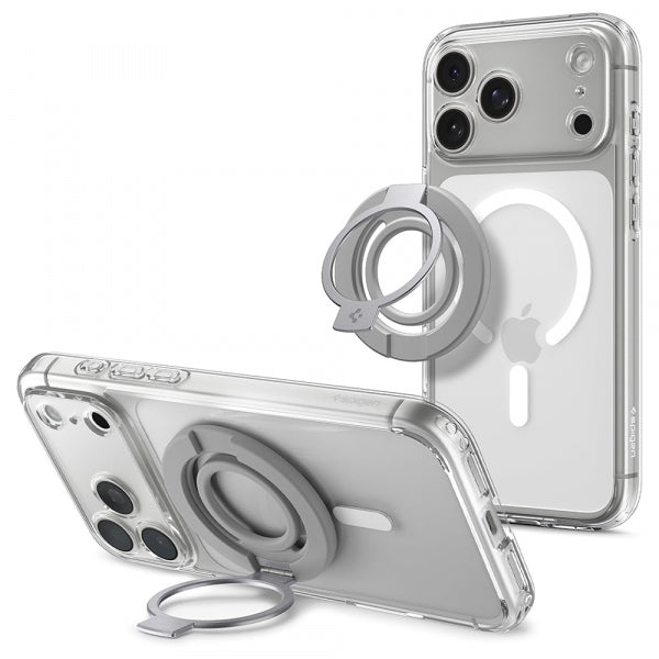 Spigen Magnetic Metal Ring Dual Pop Mag S, Universal, Grey AMP11736