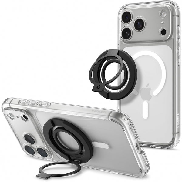 Spigen Magnetic Metal Ring Dual Pop Mag S, Universal, Black AMP11735