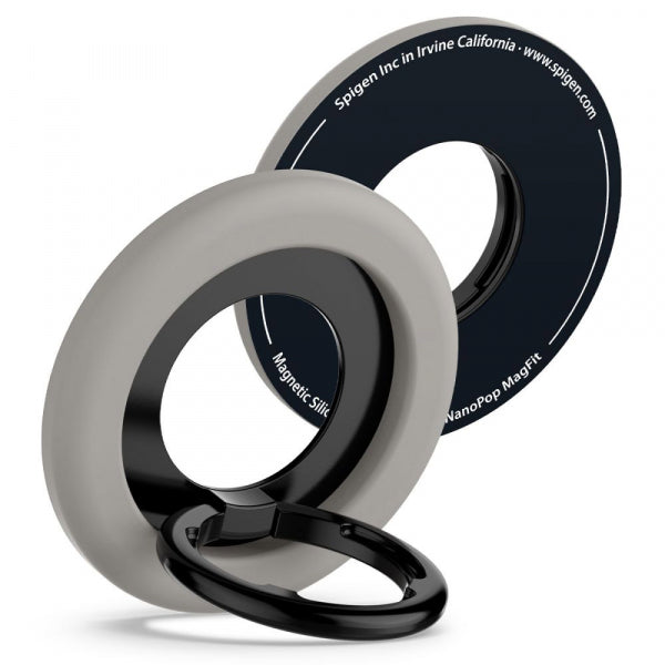 Spigen Magnetic Metal Ring Nano Pop, Universal, Grey AMP09032