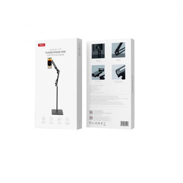 XO Design Floor Stand C137 for Phone / Tablet, Universal, Black