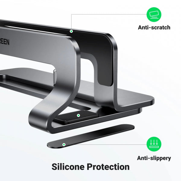 Ugreen Vertical Stand LP258 (20471) for Laptop with thickness 12mm - 26mm, Grey