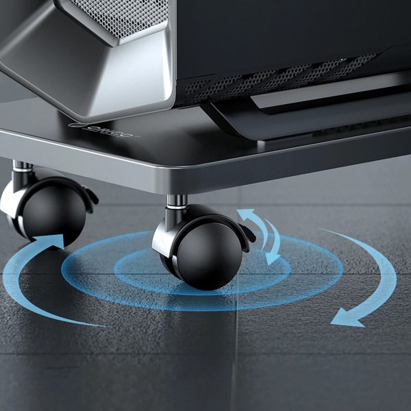 Orico Computer Stand with Wheels CPB6, Black