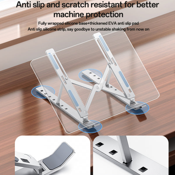 Yesido Desktop Stand LP07 for 13inch - 20inch Laptop, Silver