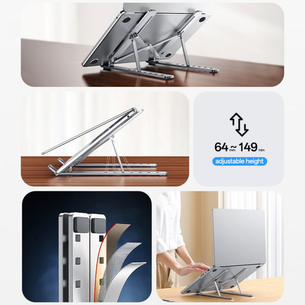 Yesido Desktop Stand LP07 for 13inch - 20inch Laptop, Silver
