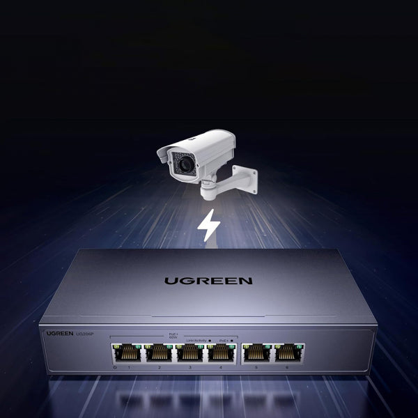 Ugreen Ethernet Switch CM741 (35371EU), Grey