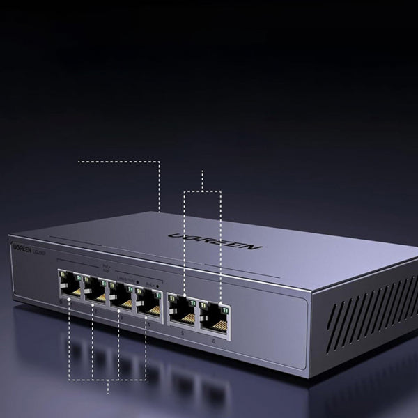 Ugreen Ethernet Switch CM741 (35371EU), Grey