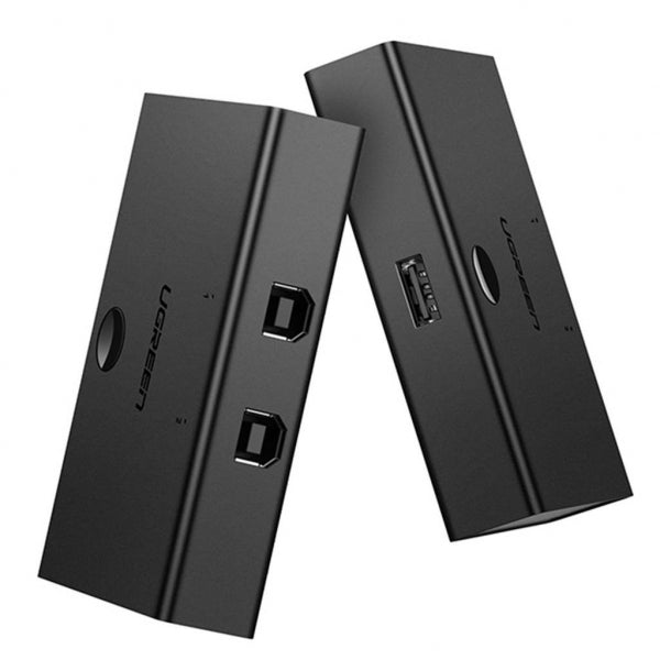 Ugreen USB Switch US158, 2 x USB-B, Black
