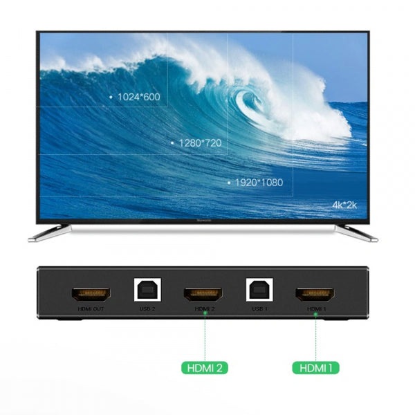Ugreen HDMI Switch CM200 (50744), Black