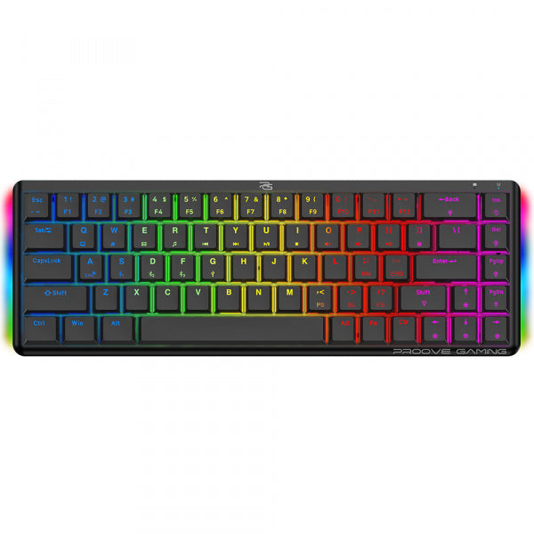 Proove Wireless Gaming Keyboard AFK, RGB, BT / Wi-Fi / Wired, 1.5m, Black WKAFKEN22001