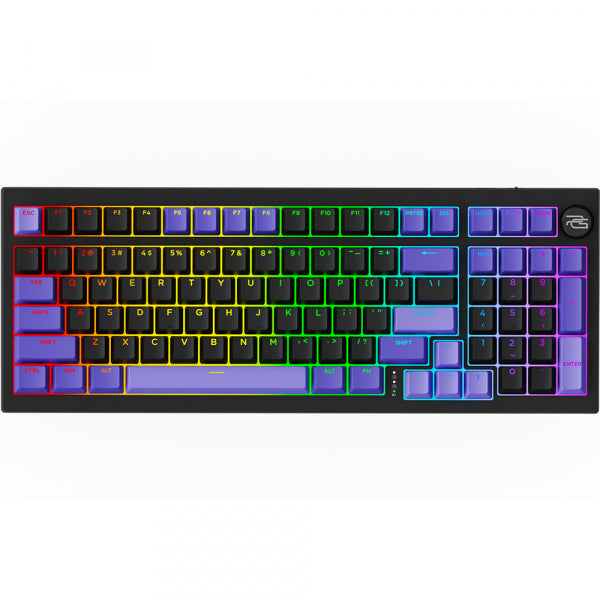 Proove Wireless Gaming Keyboard Slicker Pro, RGB, BT / Wi-Fi / Wired, 1.8m, Black WKSLPEN22416