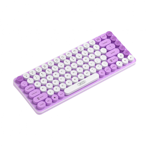 XO Design Wireless Keyboard KB-12, BT / Wi-Fi, Purple