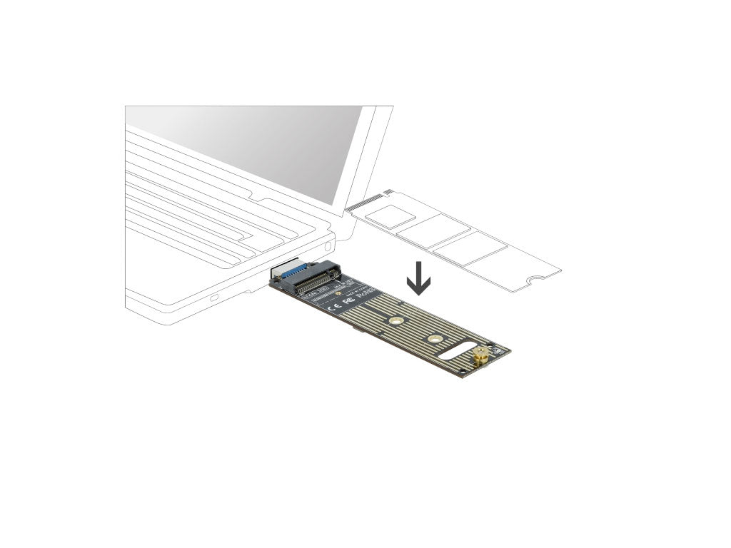 Delock Konverter für M.2 NVMe PCIe SSD mit USB 3.1 Gen 2