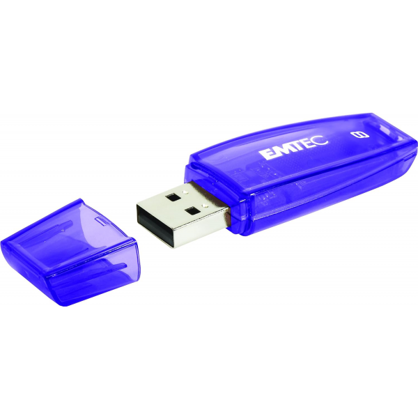 Emtec USB-A 2.0 FlashDrive C410 Color Mix, 8Gb ECMMD8GC410
